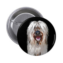 Smiling Fawn Briard Buttons