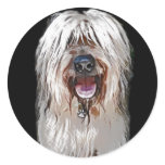 Smiling Fawn Briard stickers