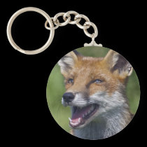 Smiling Fox Keyring keychains