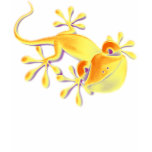 Smiling Gecko t-shirts