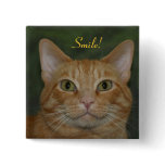 Smiling Kitty Button