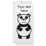 Smiling panda bear