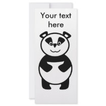 Smiling panda bear