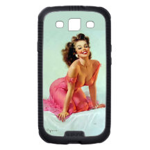 Smiling Pin Up Samsung Galaxy SIII Covers