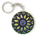 Smiling Sally Flower Keychain - 369