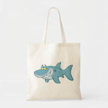 Smiling Shark Canvas Bags