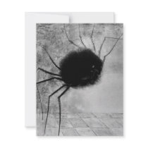 Smiling Spider by Odilon Redon Personalized Invitation