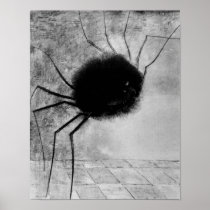 Smiling Spider by Odilon Redon Print