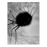 Smiling Spider by Odilon Redon, Vintage Halloween Postcard