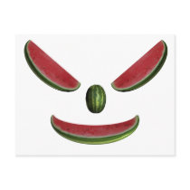 Smiling Watermelon Face