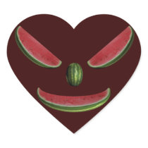 Smiling Watermelon Face