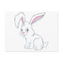 Smiling White Rabbit