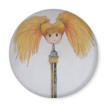 smily pencil magnet