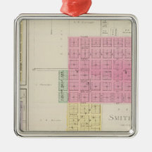 Smith Centre, Gould City, Motor, Webster, Kansas Christmas Ornaments