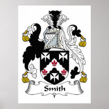 Smith Family Crest Posters