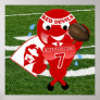 Smithfield Red Devils Football Poster