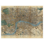 Smith's new map of London 1860 flyers