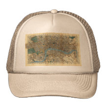 Smith's new map of London 1860 Trucker Hat
