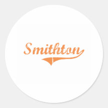 Smithton Illinois Classic Design Round Stickers