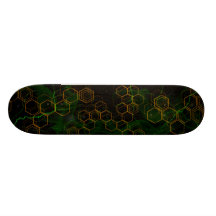 smoke and lightning skateboard