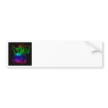 Smoke colour bumper stickers