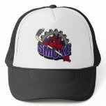 SMOKE LOGO TRUCKER CAP hats