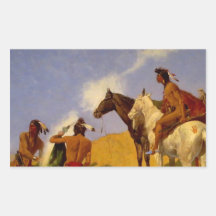 Smoke Signals Rectangle Sticker