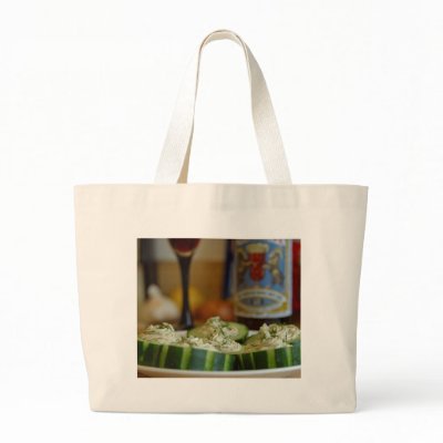 Smoked Salmon And Dill Mousse In Cucumber Cups Bag by lifesphere