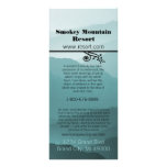 Smokey Mountian Resort Rack Card rack cards