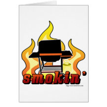 Smokin BBQ lover Greeting Cards