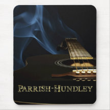 Smokin' Guitar PHB Mouse Pad