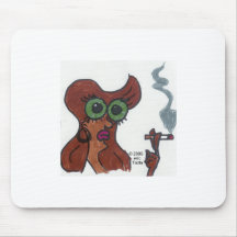 smokin mum mousemat