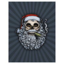 Smokin' Santa Skull