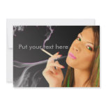 Smoking Fetish 120mm Digital Art invitations