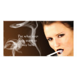 Smoking Fetish 120mm Digital Art photo cards