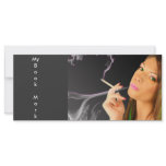 Smoking Fetish Neon Digital Art rack cards
