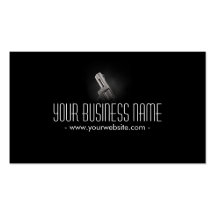 Smoking Gun In The Dark Weapon Business Card