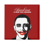 SMOKING IS SAFER THAN LIBERALISM magnets