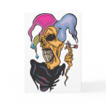Smoking Joker cards