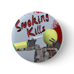 smoking kills buttons