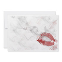 Smoking Lips Invitation