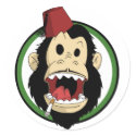 smoking monkey stickers