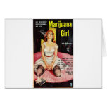 Smoking Pin-Up Greeting Card