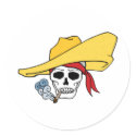Smoking Skull, great image for Halloween stickers
