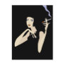 Smoking Woman Postcard