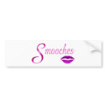 Smooches bumper stickers