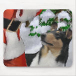 Smooth Collie Christmas Gifts Mouse Pads