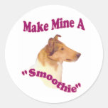 Smooth Collie Gifts Round Stickers