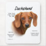 Smooth Dachshund Meet the Breed Mouse Pad