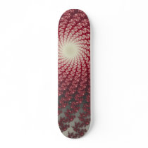 Smooth Red Whirlpool2 Custom Skate Board